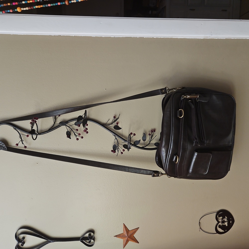 Vintage Brown carrying case purse